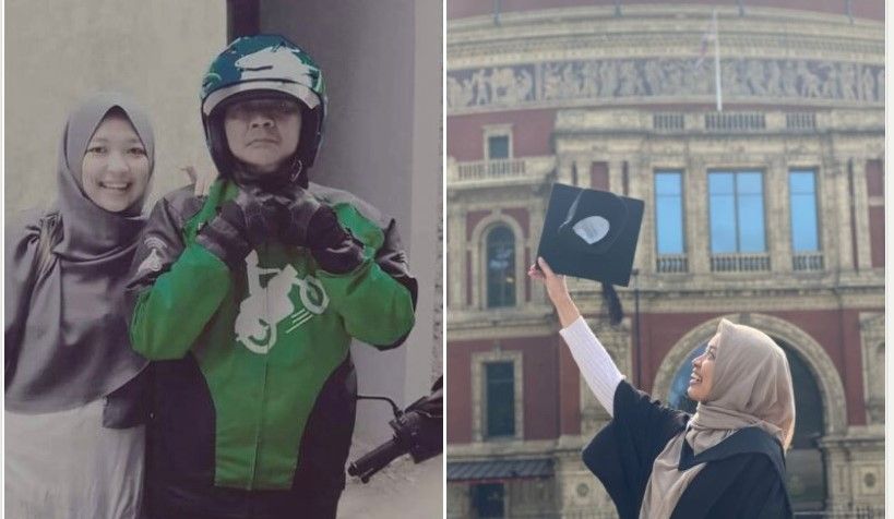 Inspiratif! Putri Driver Ojol Raih Gelar Magister di London, Kini Bekerja di WHO