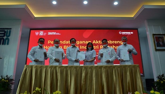  PT Len Industri Resmi Jadi Holding BUMN Industri Pertahanan Defend ID