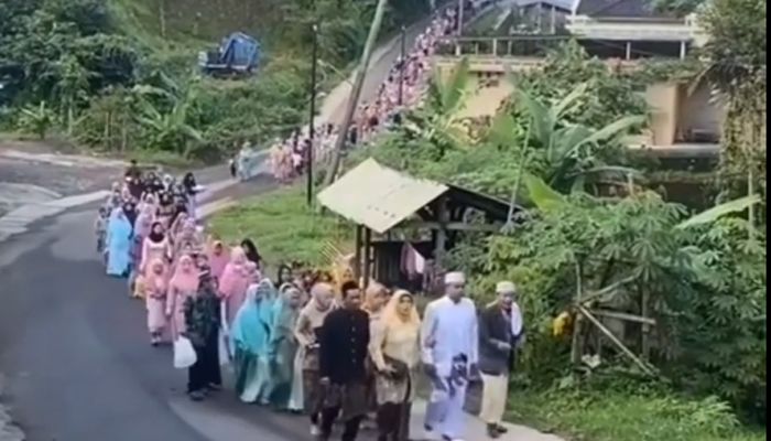 Pengakuan Mengejutkan dari Pengantin yang Videonya Viral Disebut Dihadiri 3.000 Tamu