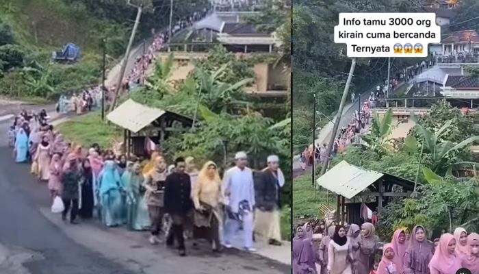 Viral Acara Seserahan Pengantin di Majalengka Mengular Dihadiri 3.000 Tamu, Warganet Heboh