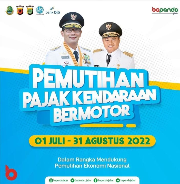 Bapenda Jabar Gelar Lagi Pemutihan Pajak Kendaraan Bermotor, Ini Cara, Syarat, Mekanisme Bayar PKB dan Balik Nama