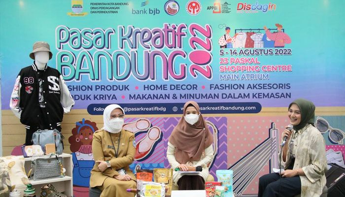 Wow! Pasar Krearif Bandung Laku Keras, Omzetnya Tembus Rp6,5 Miliar