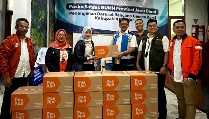PosAja! Hadir Bantu Korban Gempa Cianjur, Beri Potongan Ongkir 50 Persen