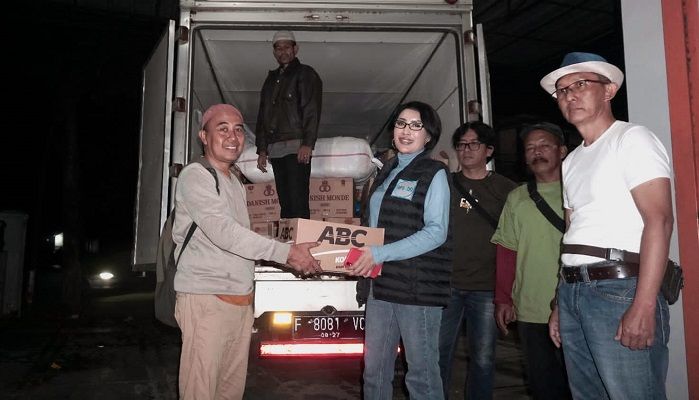 Apindo Jabar Salurkan Bantuan kepada Korban Gempa Cianjur