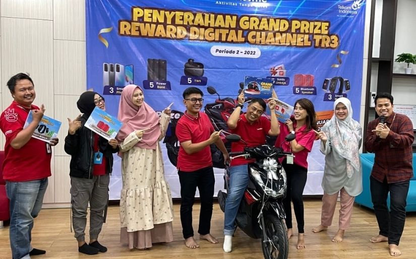 Apresiasi Sobat Indihome, Telkom Jabar Gelar Reward Digital Channel TR3