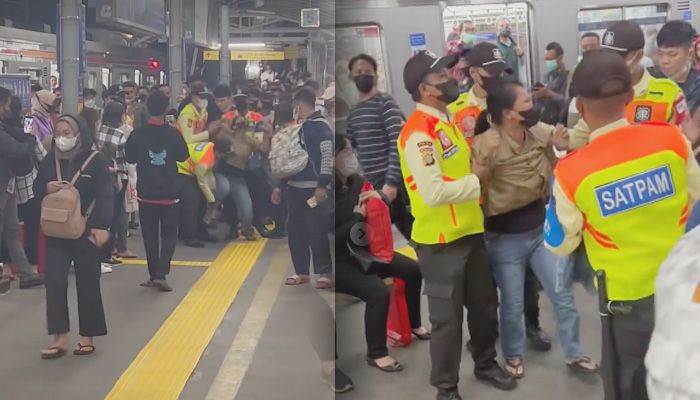 Diduga Mencopet, Seorang Wanita Diamankan Petugas Kemanan di Stasiun Tanah Abang