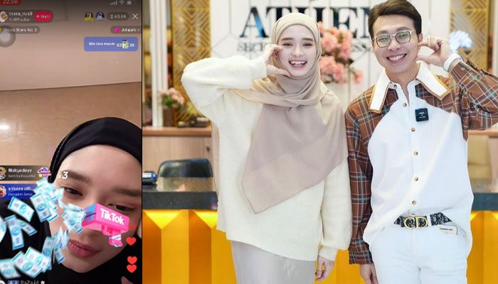 Inara Rusli Kaget, Pertama Live TikTok DIbanjiri Gift Mewah