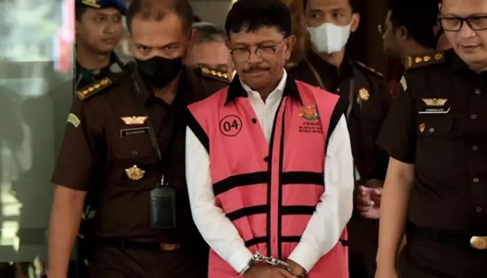 Monkominfo Johnny G Plate Jadi Tersangka Kasus BTS 8 Triliun, Kini Ditahan di Rutan Salemba Kejagung