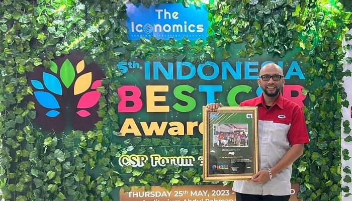 JNE Gaet 5Th Indonesia CSR Brand Equity Award 2023 Kategori Courier Service Sector Industry 