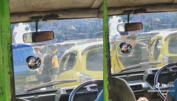 Pemuda Bermobil Cekcok Dengan Pengemudi Kolbak, Netizen: Beli Bensinnya Patungan