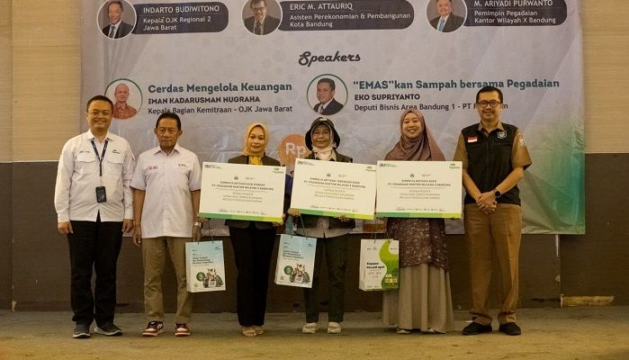 Pemkot Bandung Gandeng Pegadaian, 300 Bank Sampah Sulap Sampah Jadi Emas