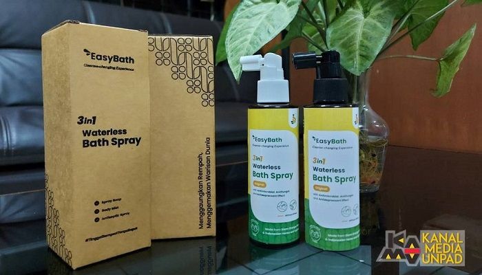 Keren, Mahasiswa Unpad Bikin Pembersih Multifungsi, Bisa Mandi Tanpa Bilas