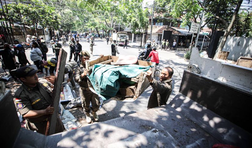 Tidak Ada Relokasi, Kawasan Jalan Suryani Kini Bebas PKL