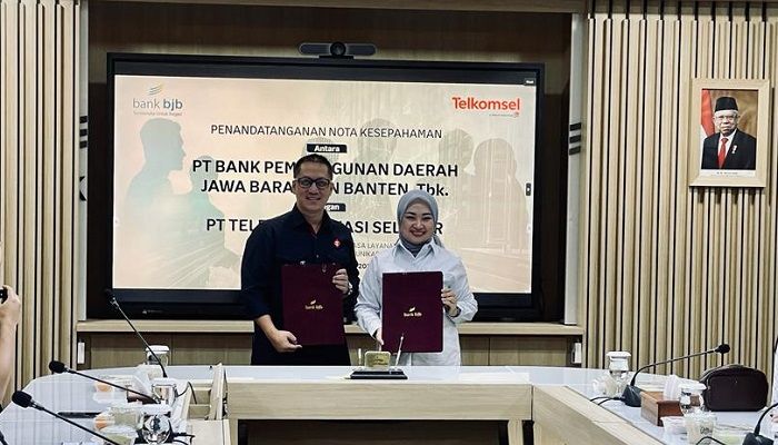 Gandeng Bank bjb, Telkomsel Hadirkan Pemanfaatan Produk dan Jasa Perbankan serta Telekomunikasi