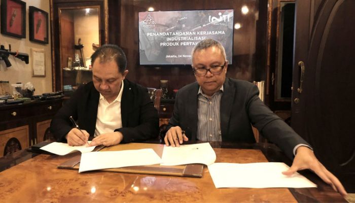 Sukseskan Kemandirian RI, PT INTI Gandeng Produsen Amunisi dan Senjata Dalam Negeri
