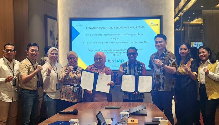 bank bjb dan Bank NTT Tandatangani Kerjasama Pemanfaatan Program Dana Pensiun