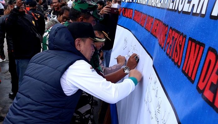 Forkompimcam Majalaya Deklarasi Tolak Balap Liar 