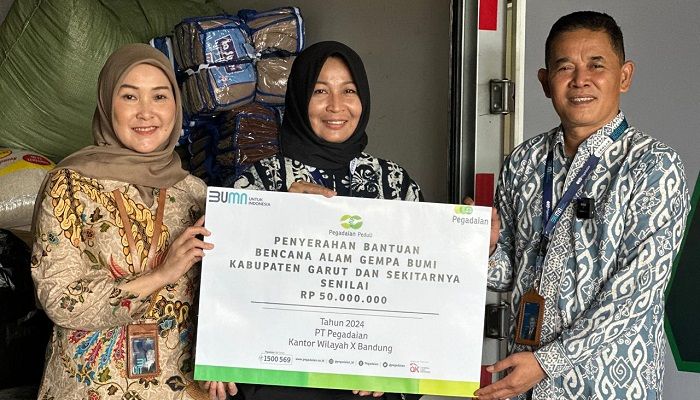 Pegadaian Salurkan Bantuan bagi Korban Gempa Bumi di Kabupaten Garut 