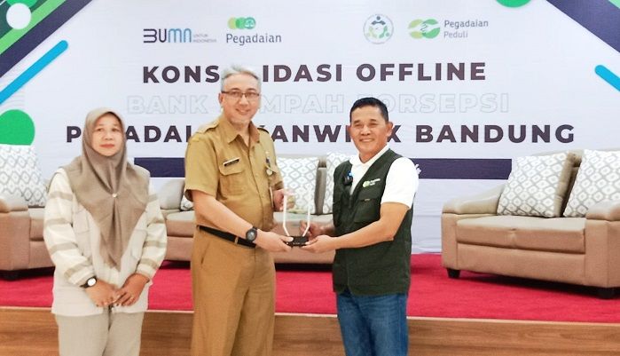 Dorong Pengurangan Sampah, PT Pegadaian Kanwil X Jawa Barat Gandeng Bank Sampah