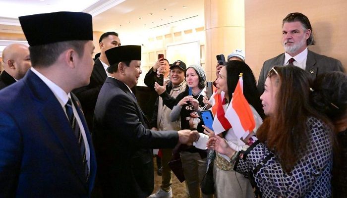 Masyarakat Indonesia Sambut Hangat Kedatangan Prabowo di Washington DC