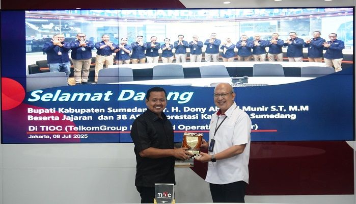 Perkuat Sinergi Digitalisasi Pemerintahan, Telkom Sambut Benchmark Smart Digital Office Pemkab Sumedang