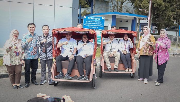 Kolaborasi Atasi Kemiskinan, Len Industri Distribusikan 200 Becak Listrik