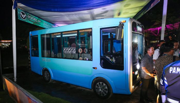 Bandung Mulai Uji Coba Angkot Listrik di Rute Gunung Batu–Stasiun Bandung