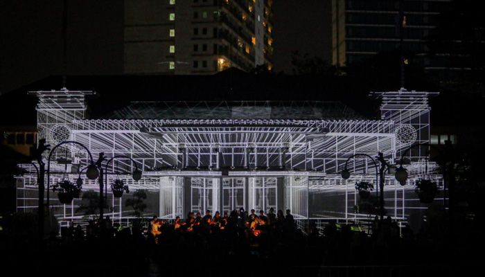 Ngabandungan Bandung: Edukasi Kesiapsiagaan Bencana Lewat Video Mapping di Balai Kota