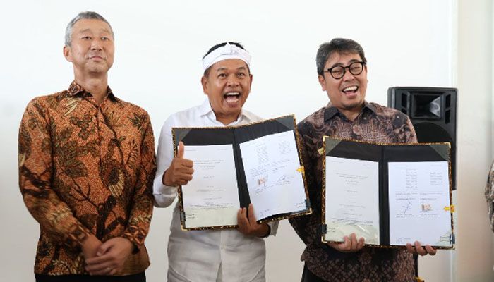 Tingkatkan Kepercayaan Investor, Pemprov Jabar dan PT PII Tandatangani Perjanjian Penjaminan TPPASR Legok Nangka