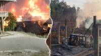 Kebakaran Hebat di Kampung Adat Ciptamulya Sukabumi, 70 Rumah Ludes Terbakar dan 420 Warga Terdampak