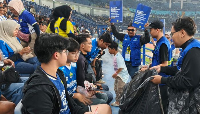 Persib Berhasil Kelola 65 Ton Sampah di GBLA Lewat Program Zero Waste to Landfill Musim 2025/2026