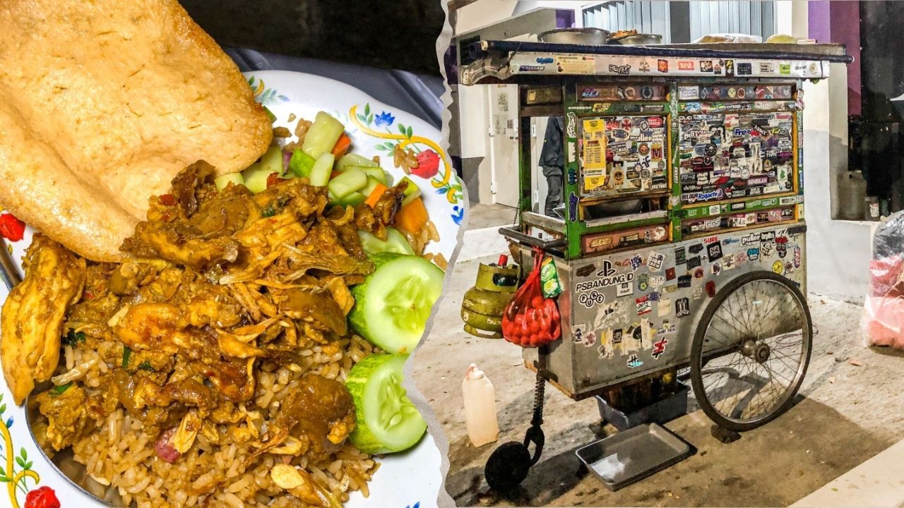 Bukan Nasi Goreng Biasa! Nasi Goreng Ayam Rica di Bandung Ini Porsinya Bikin Puas